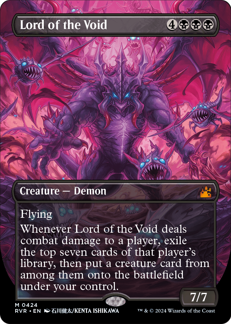 Lord of the Void [Anime Borderless Foil] #424