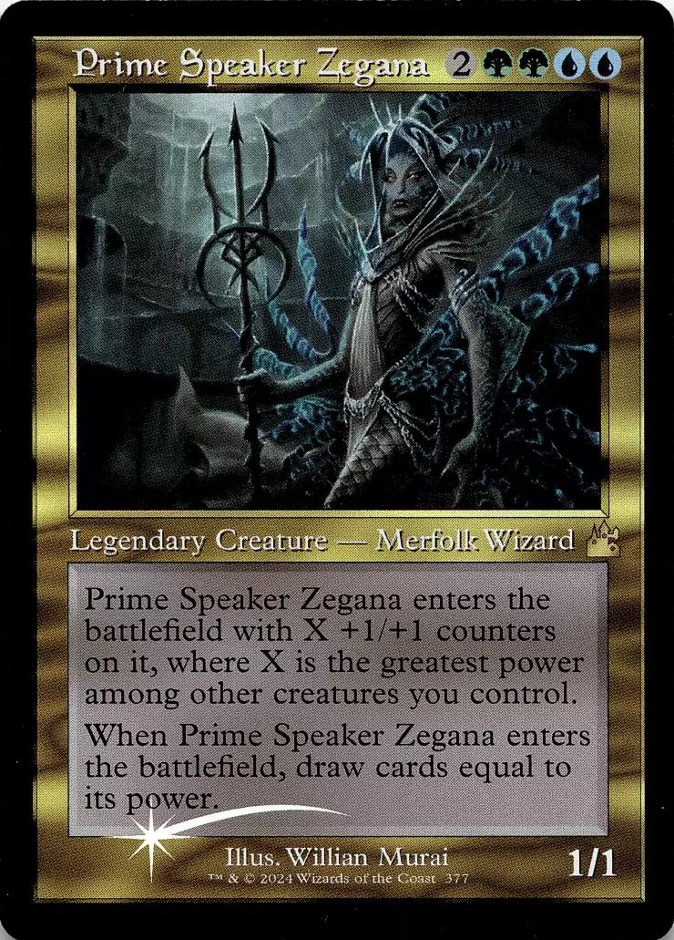 Prime Speaker Zegana [Retro Frame Foil] #377