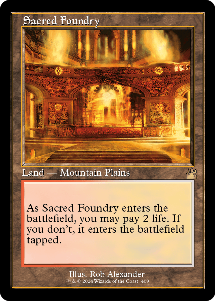 Sacred Foundry [Retro Frame Foil] #409