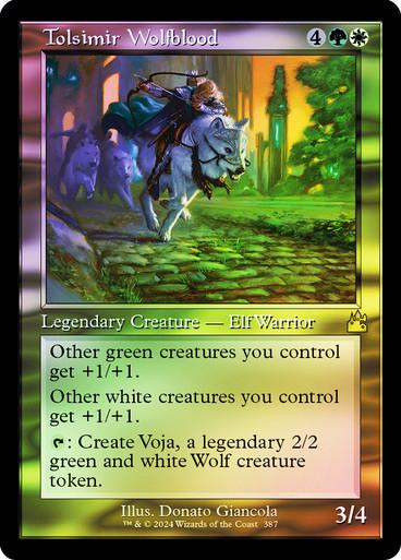 Tolsimir Wolfblood [Retro Frame Foil] #387