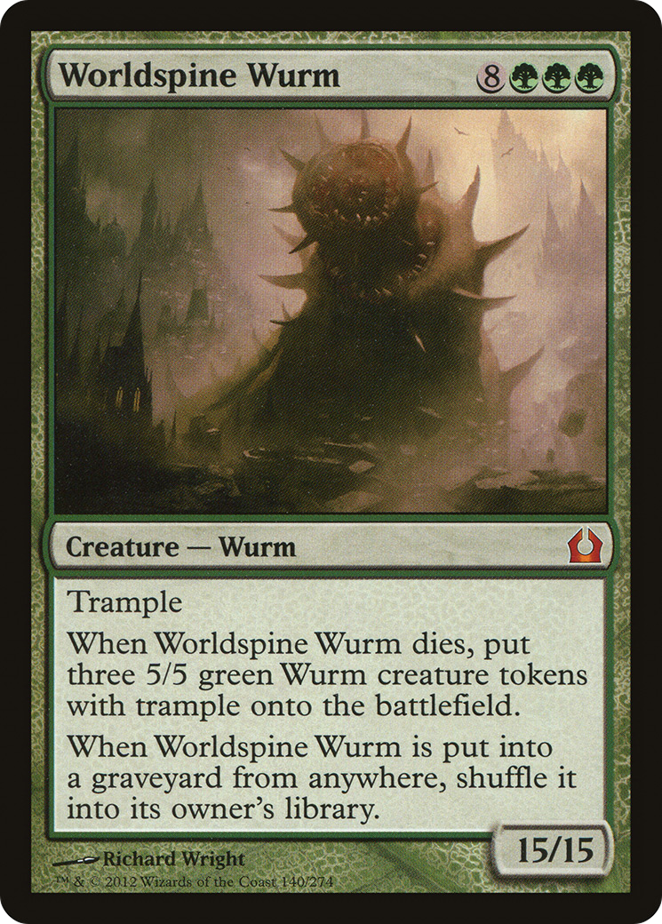 Worldspine Wurm [Foil]