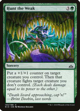 Hunt the Weak [Foil]