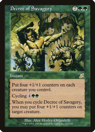 Decree of Savagery [Foil]