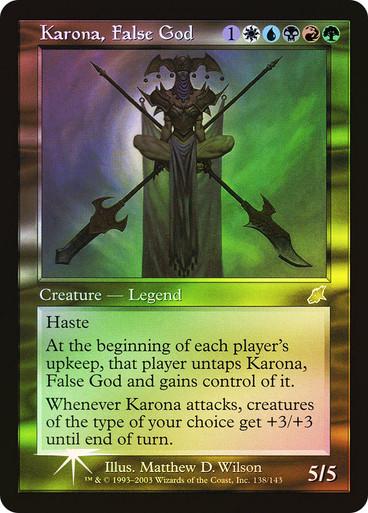 Karona, False God [Foil] #138