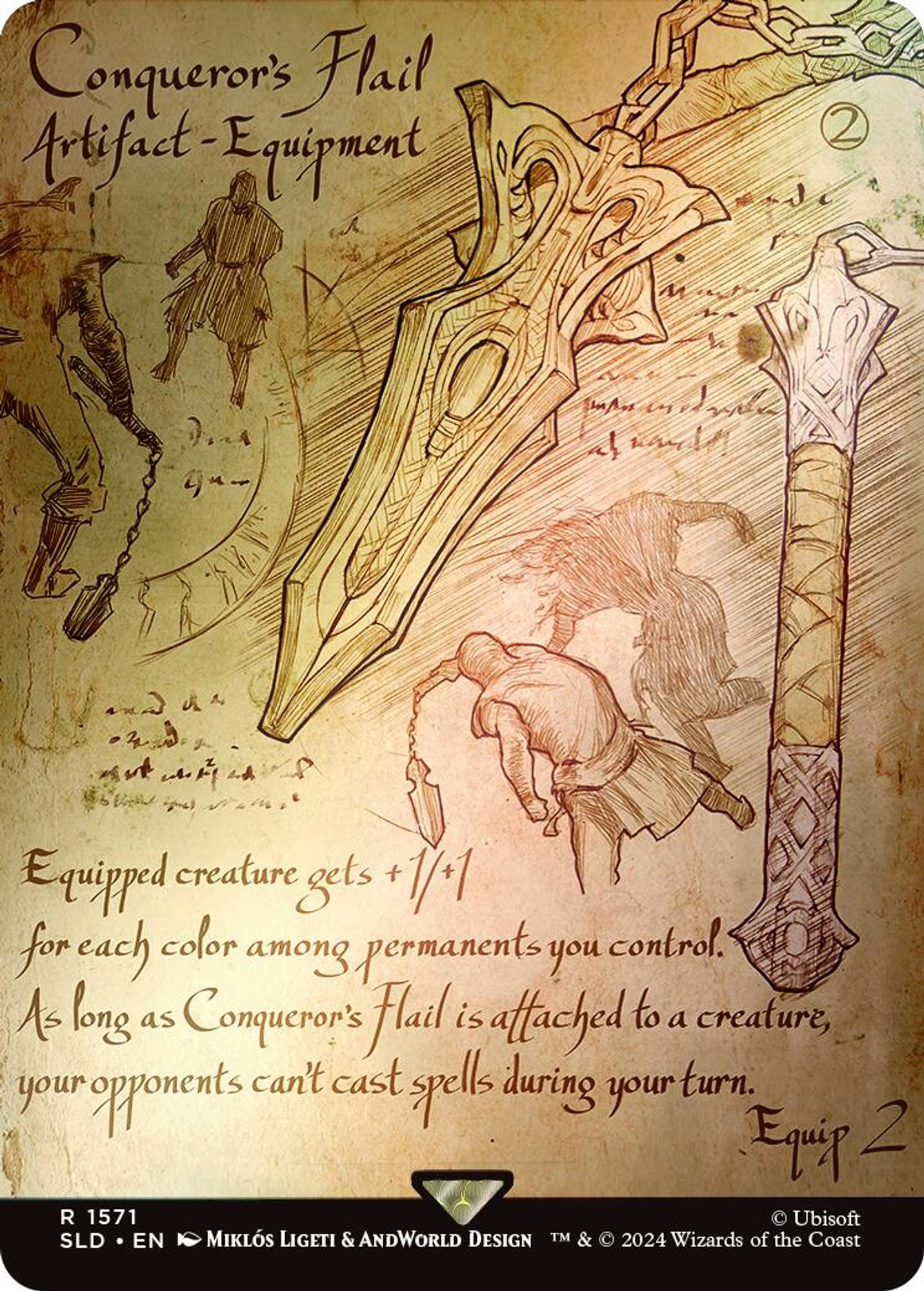 Conqueror's Flail [Rainbow Foil] #1571