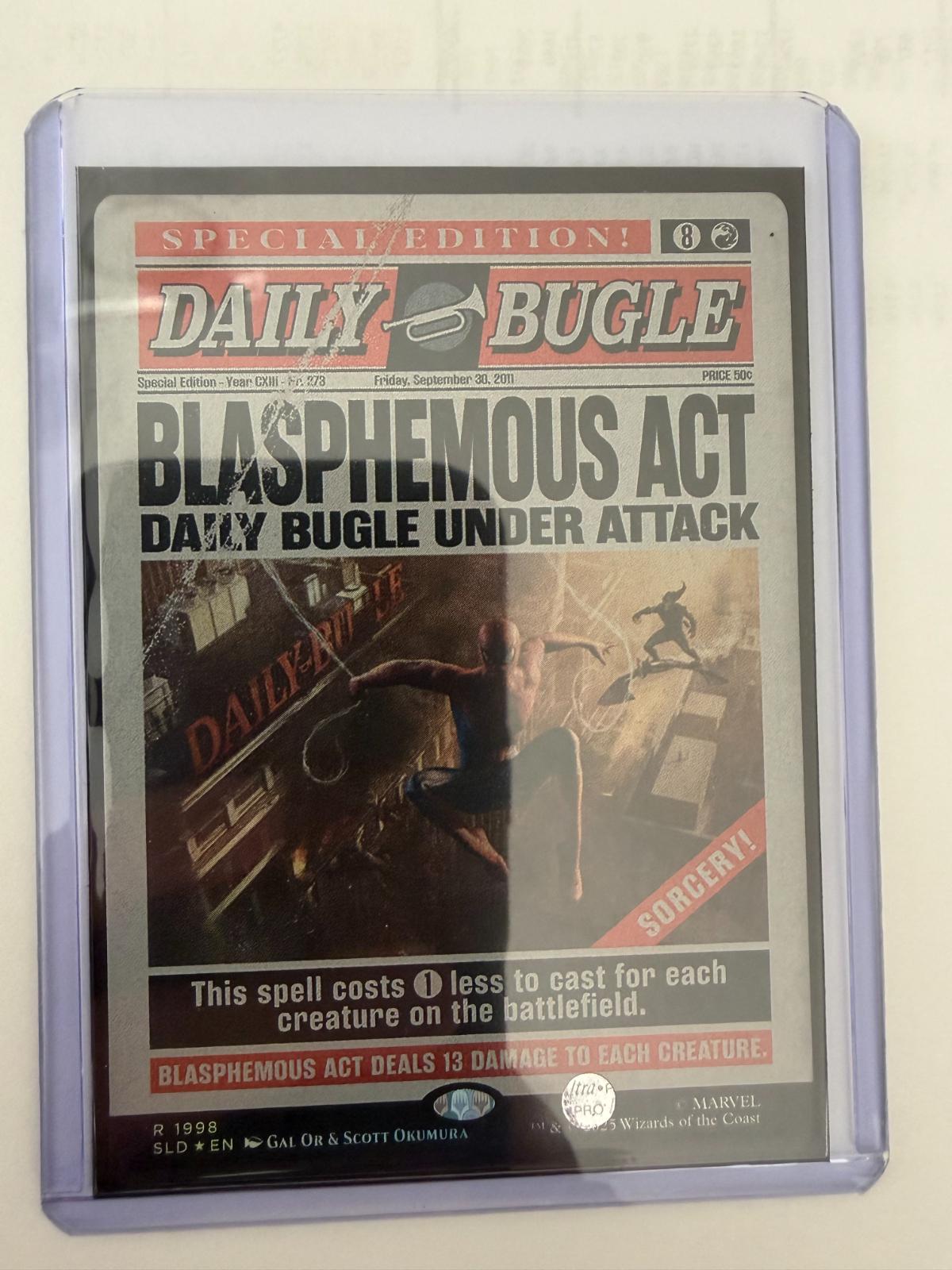 Daily Bugle Blasphemous Act #1998
