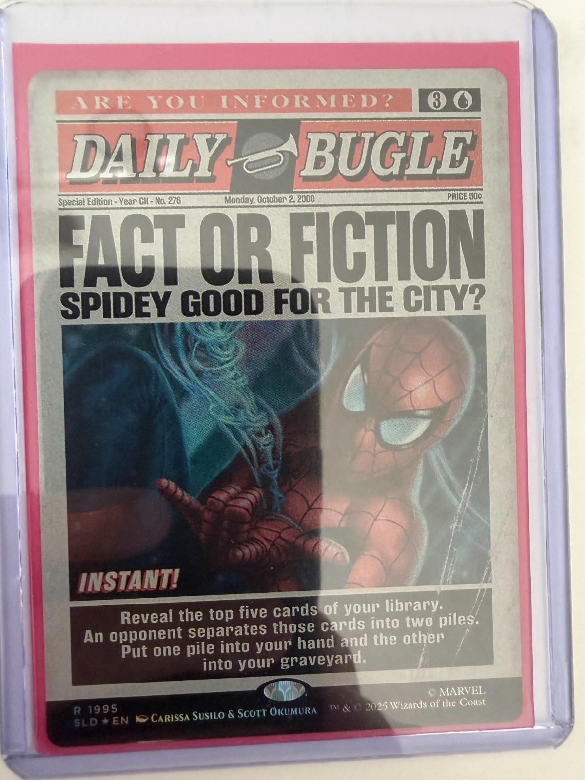 Daily Bugle Fact Or Fiction #1995