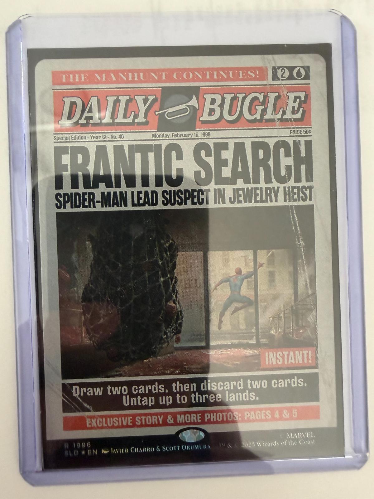 Daily Bugle Frantic Search #1996