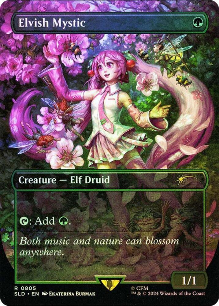 Elvish Mystic [Rainbow Foil] #805