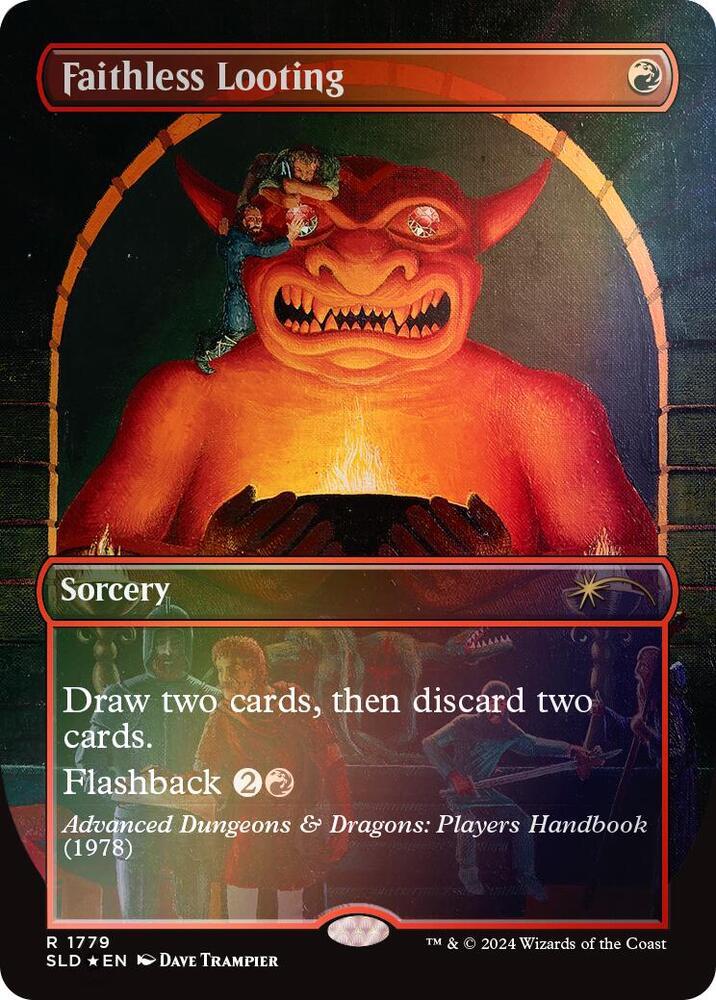 Faithless Looting [Rainbow Foil] #1779