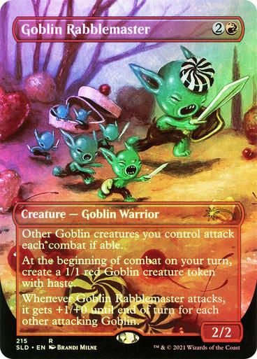 Goblin Rabblemaster [Borderless Foil] #215