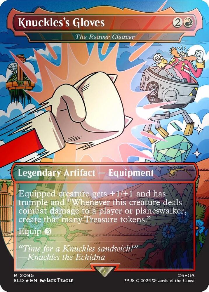 Knuckles's Gloves [Rainbow Foil] #2095