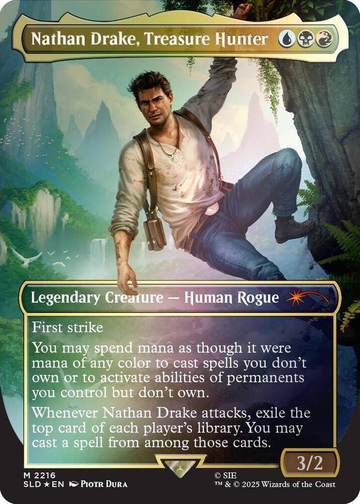 Nathan Drake, Treasure Hunter [Rainbow Foil] #2216