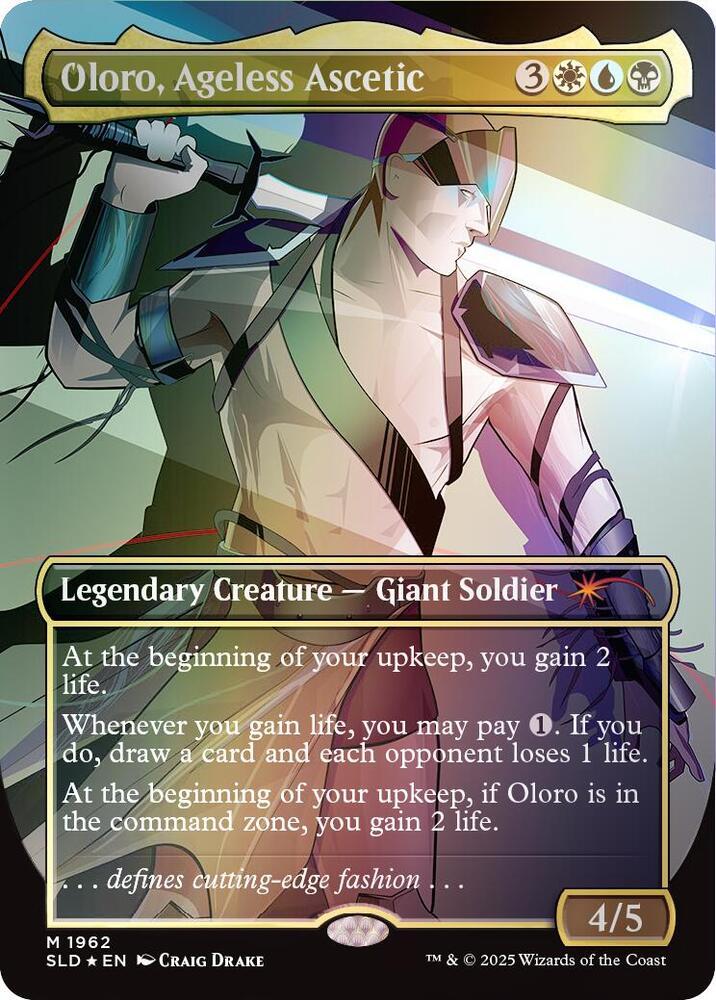 Oloro, Ageless Ascetic [Rainbow Foil] #1962
