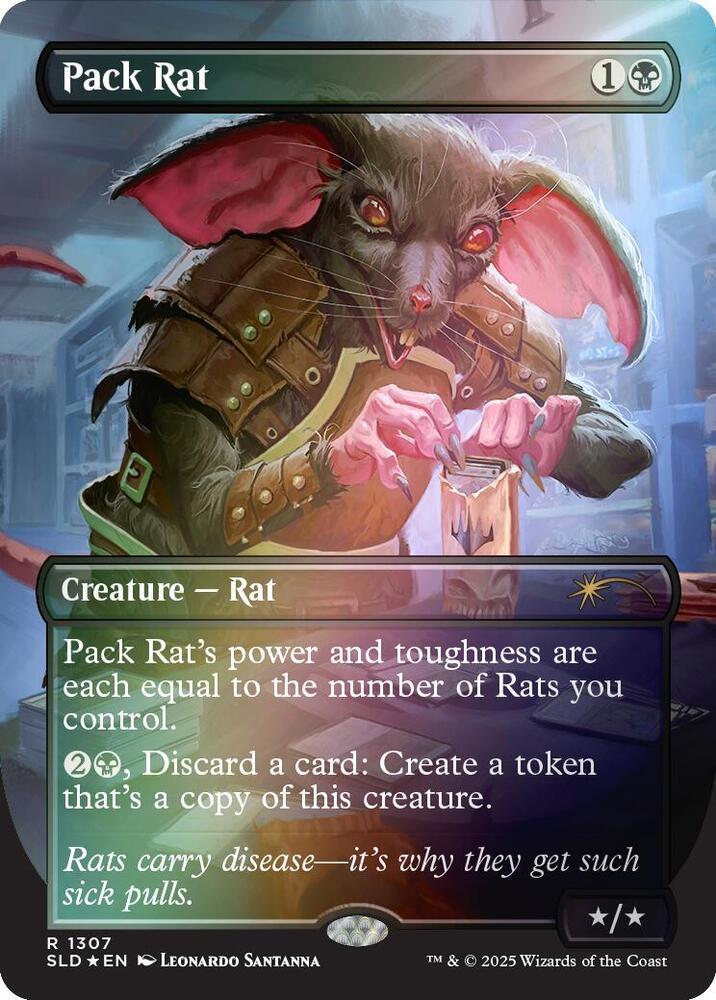 Pack Rat [Rainbow Foil] #1307