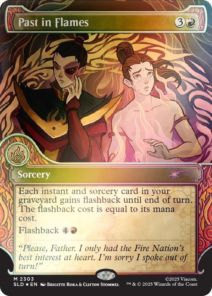 Past In Flames [Rainbow Foil] #2303