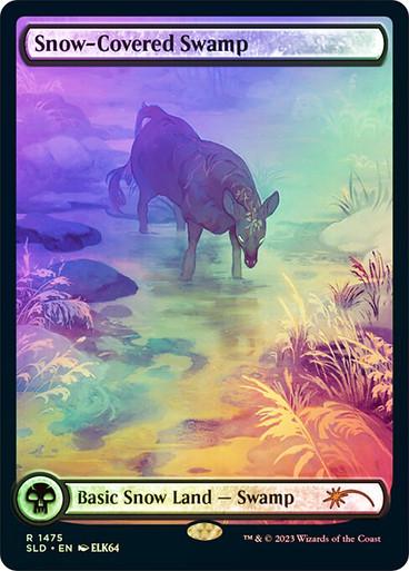 Snow-Covered Swamp [Full Art Foil] #1475