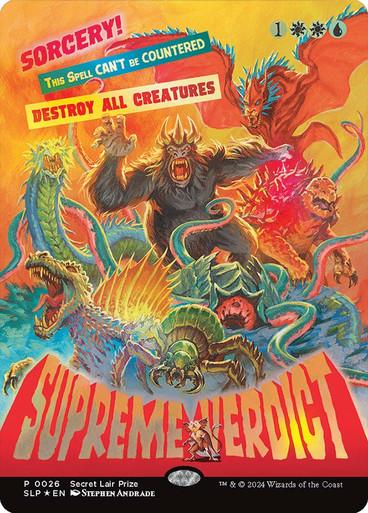Supreme Verdict [Borderless Foil] #26
