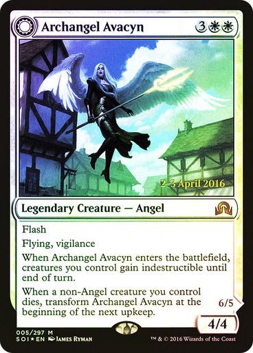 Archangel Avacyn // Avacyn, the Purifier [Prerelease] #5