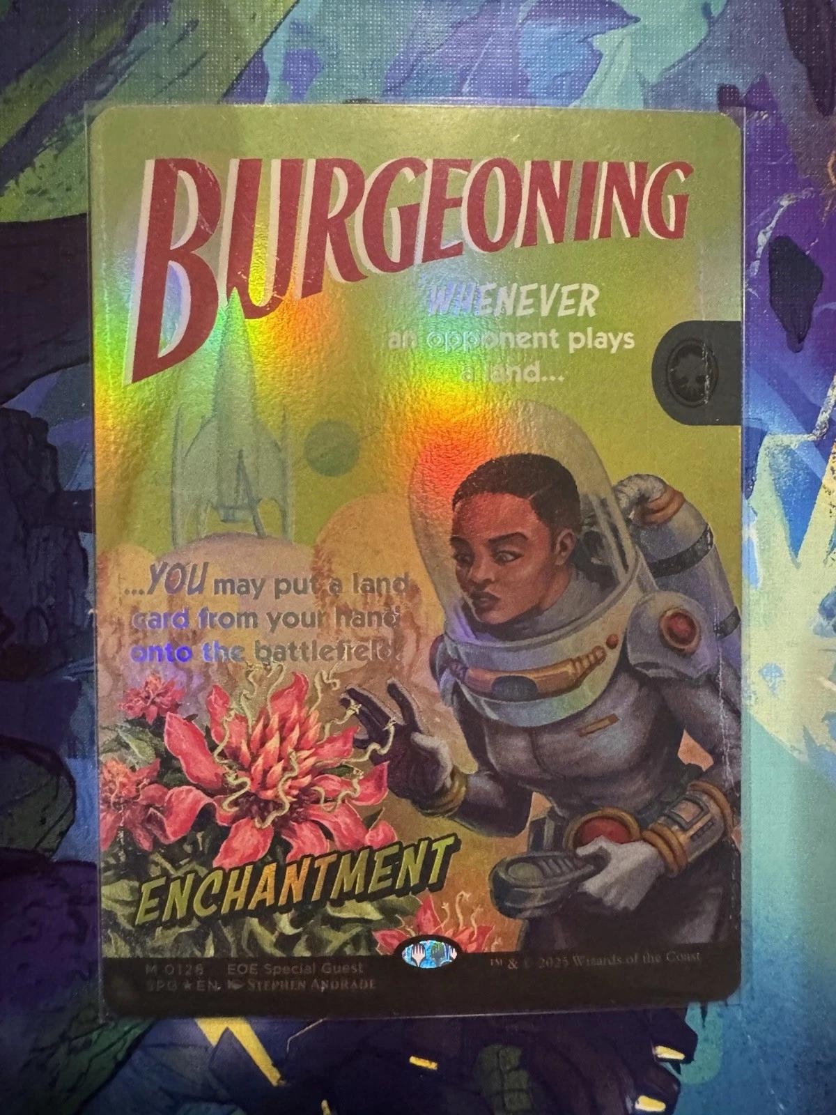Burgeoning [Borderless Foil] #126