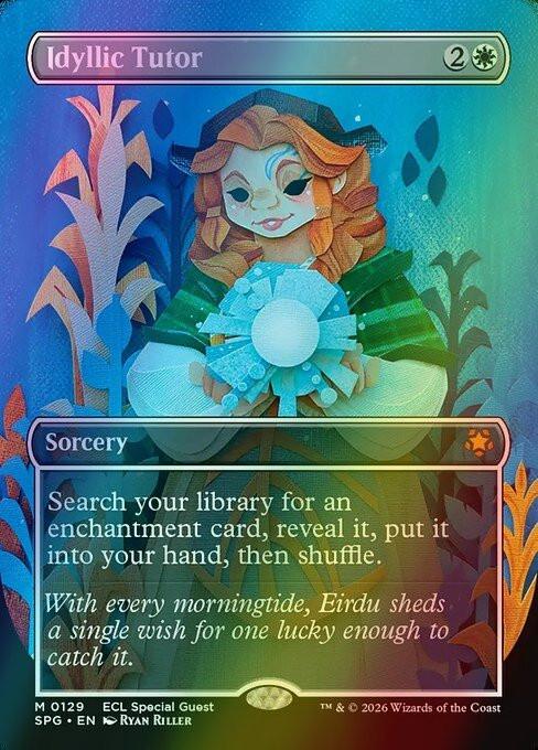 Idyllic Tutor [Borderless Foil] #129