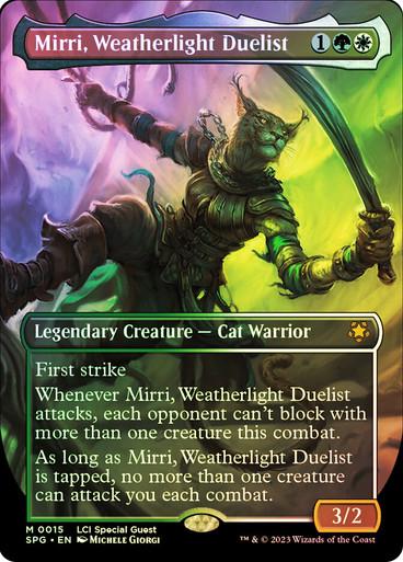 Mirri, Weatherlight Duelist [Borderless Foil] #15