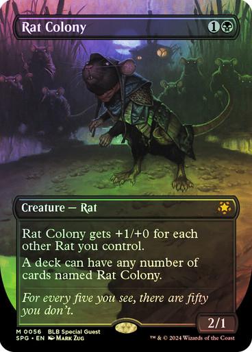 Rat Colony [Borderless Foil] #56