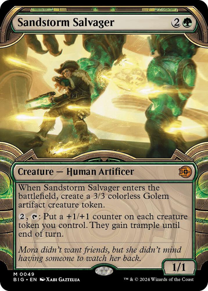 Sandstorm Salvager [Showcase Foil] #49