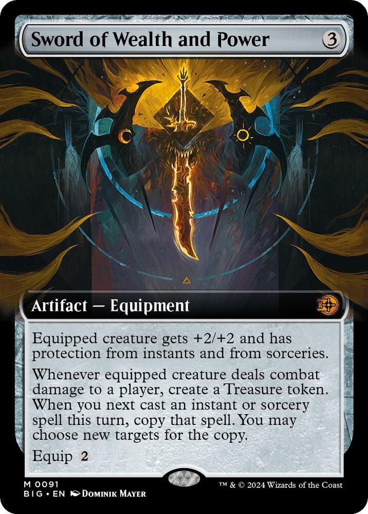 Sword Of Wealth And Power [Extended Art Foil] #91