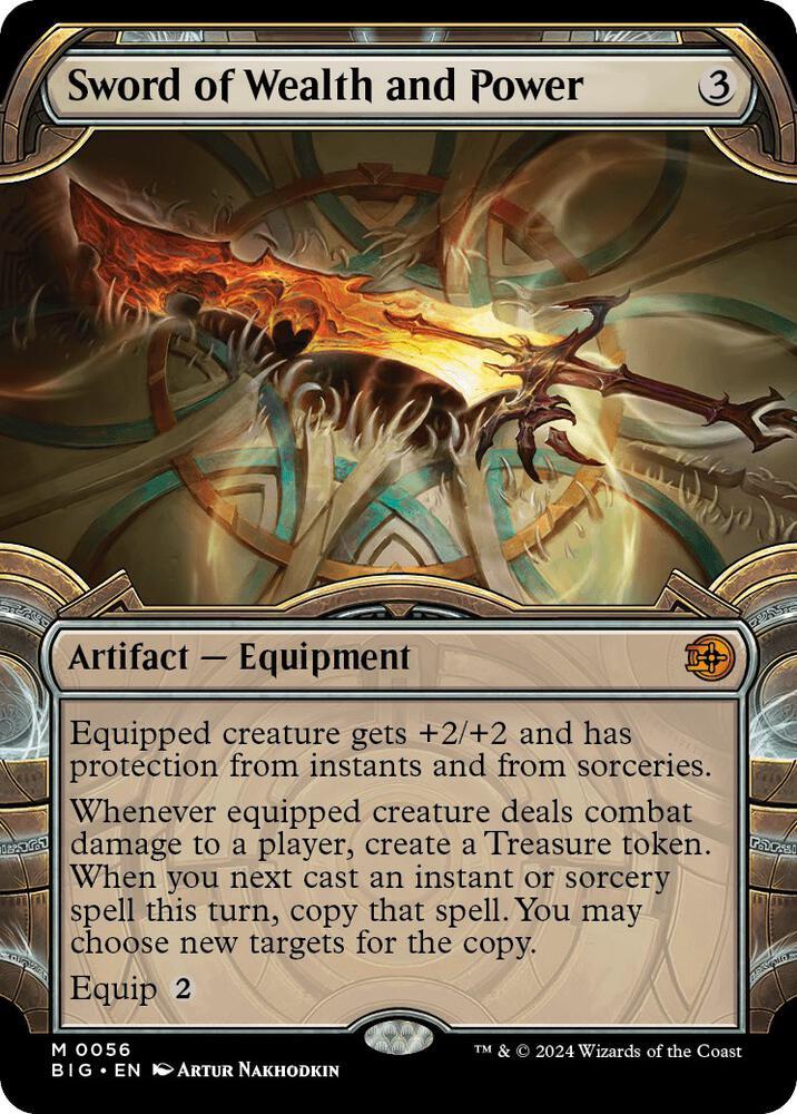 Sword Of Wealth And Power [Showcase Foil] #56