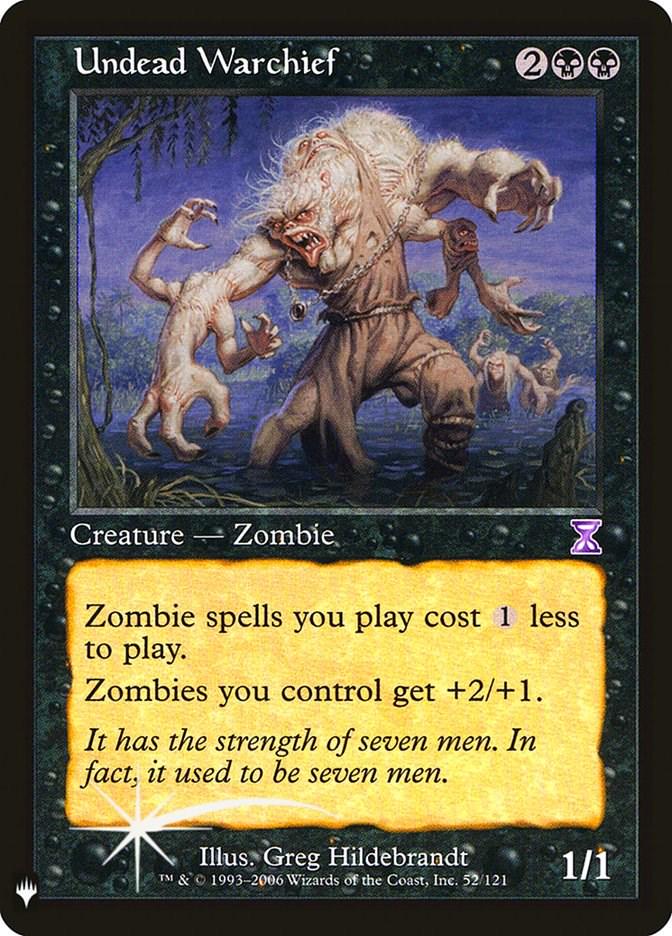 Undead Warchief [Foil] #52