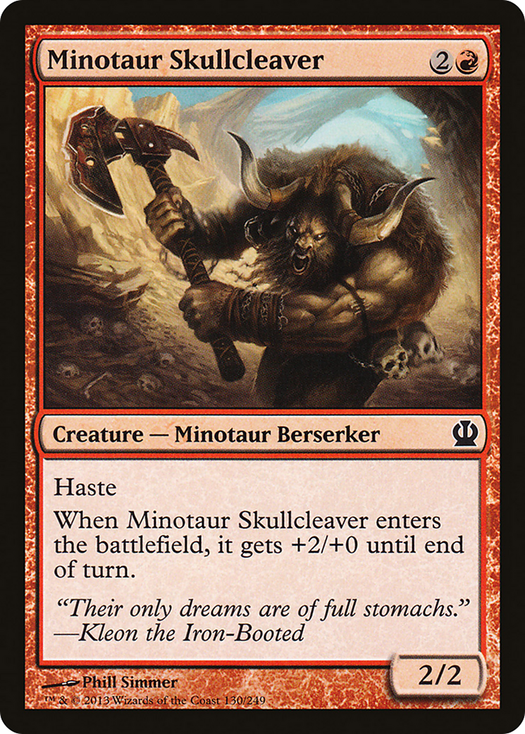 Minotaur Skullcleaver [Foil]