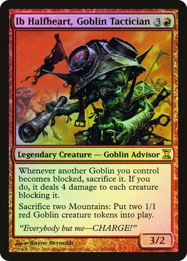 Ib Halfheart, Goblin Tactician [Foil] #163