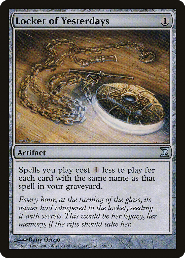Locket of Yesterdays [Foil]
