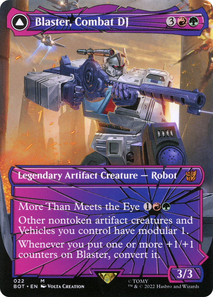 Blaster, Combat DJ [Foil] #22