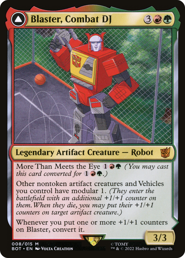 Blaster, Combat DJ [Foil] #8