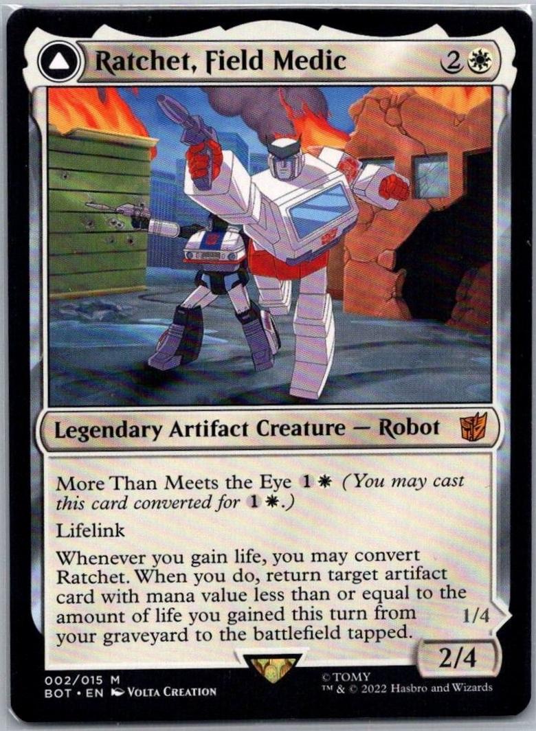 Ratchet, Field Medic #2