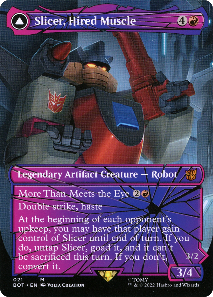 Slicer, Hired Muscle [Foil] #21