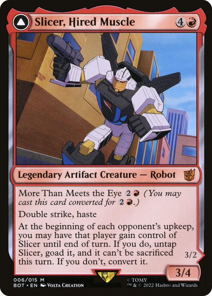 Slicer, Hired Muscle [Foil] #6
