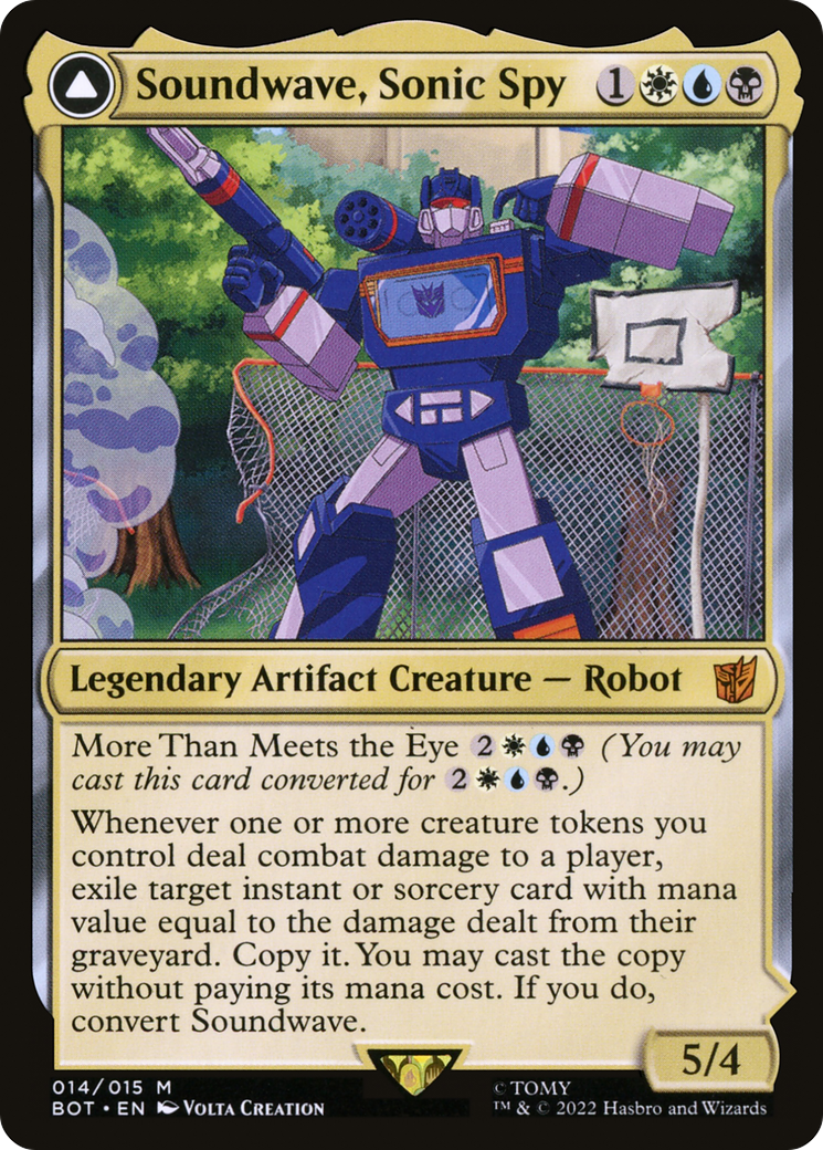 Soundwave, Sonic Spy [Foil] #14