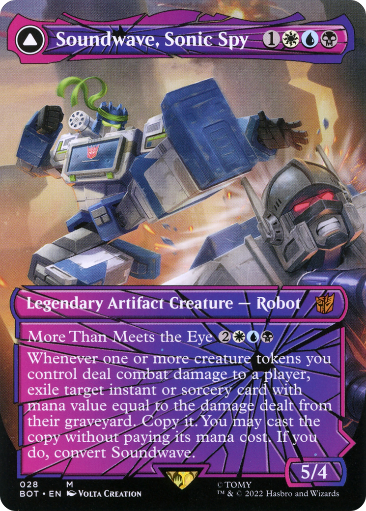 Soundwave, Sonic Spy [Foil] #28