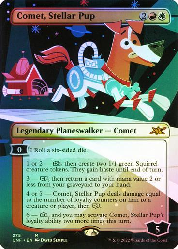 Comet, Stellar Pup [Borderless Foil] #275