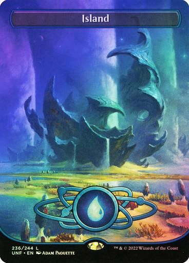 Island [Borderless Foil] #236