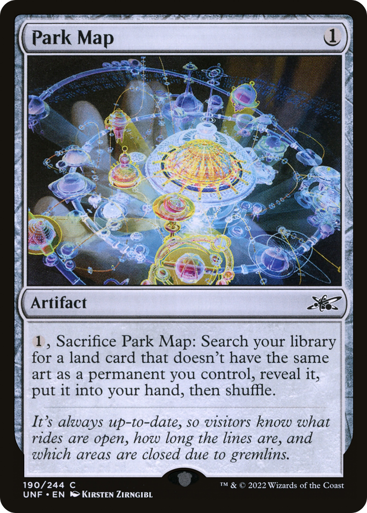 Park Map [Galaxy Foil]