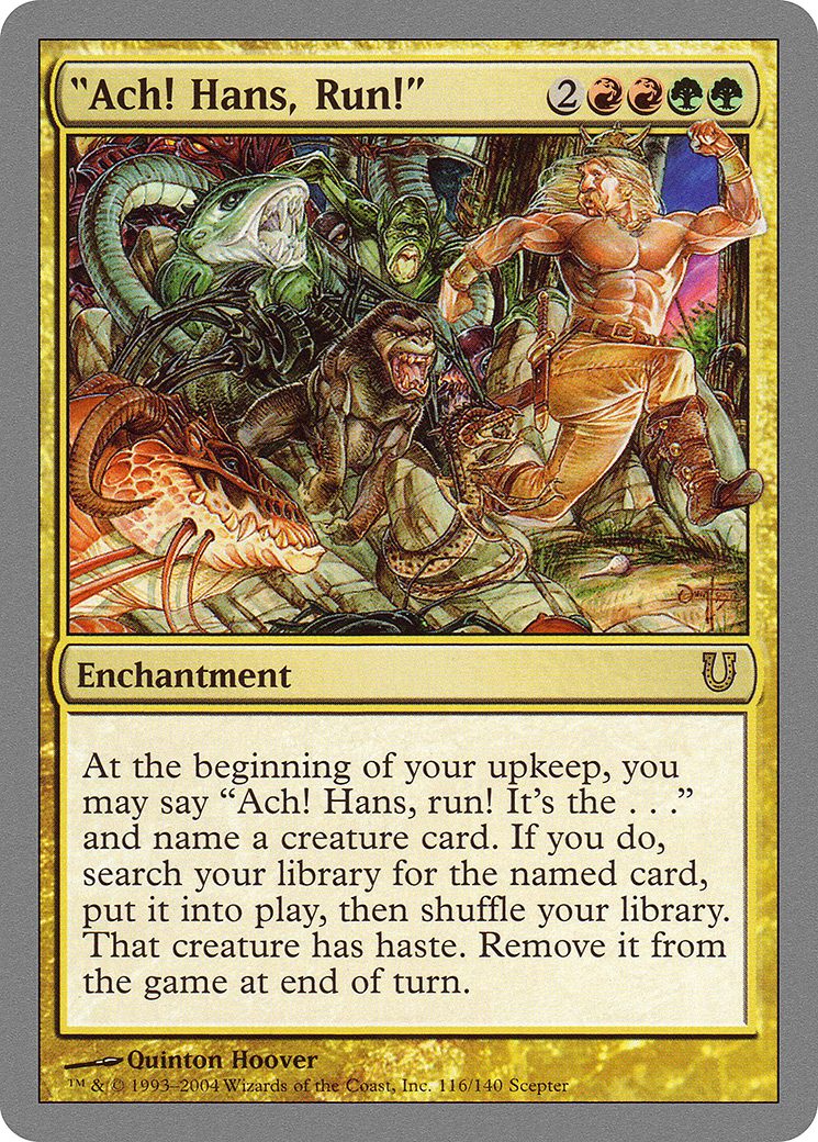 Ach! Hans, Run! [Foil]