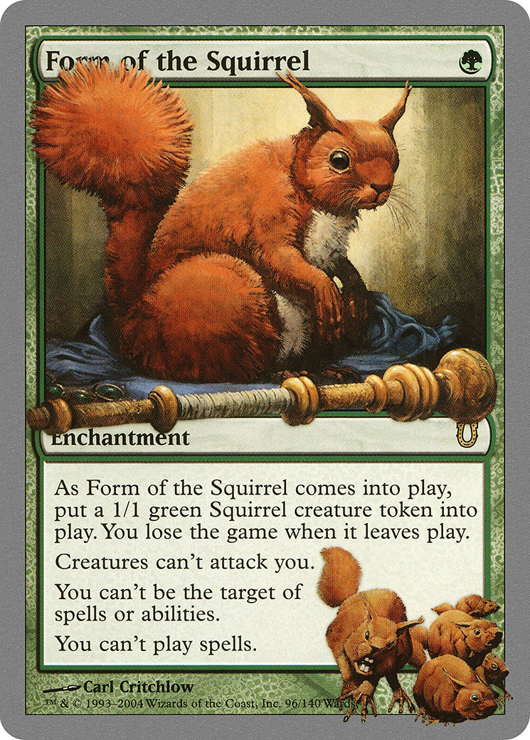 Form of the Squirrel #96