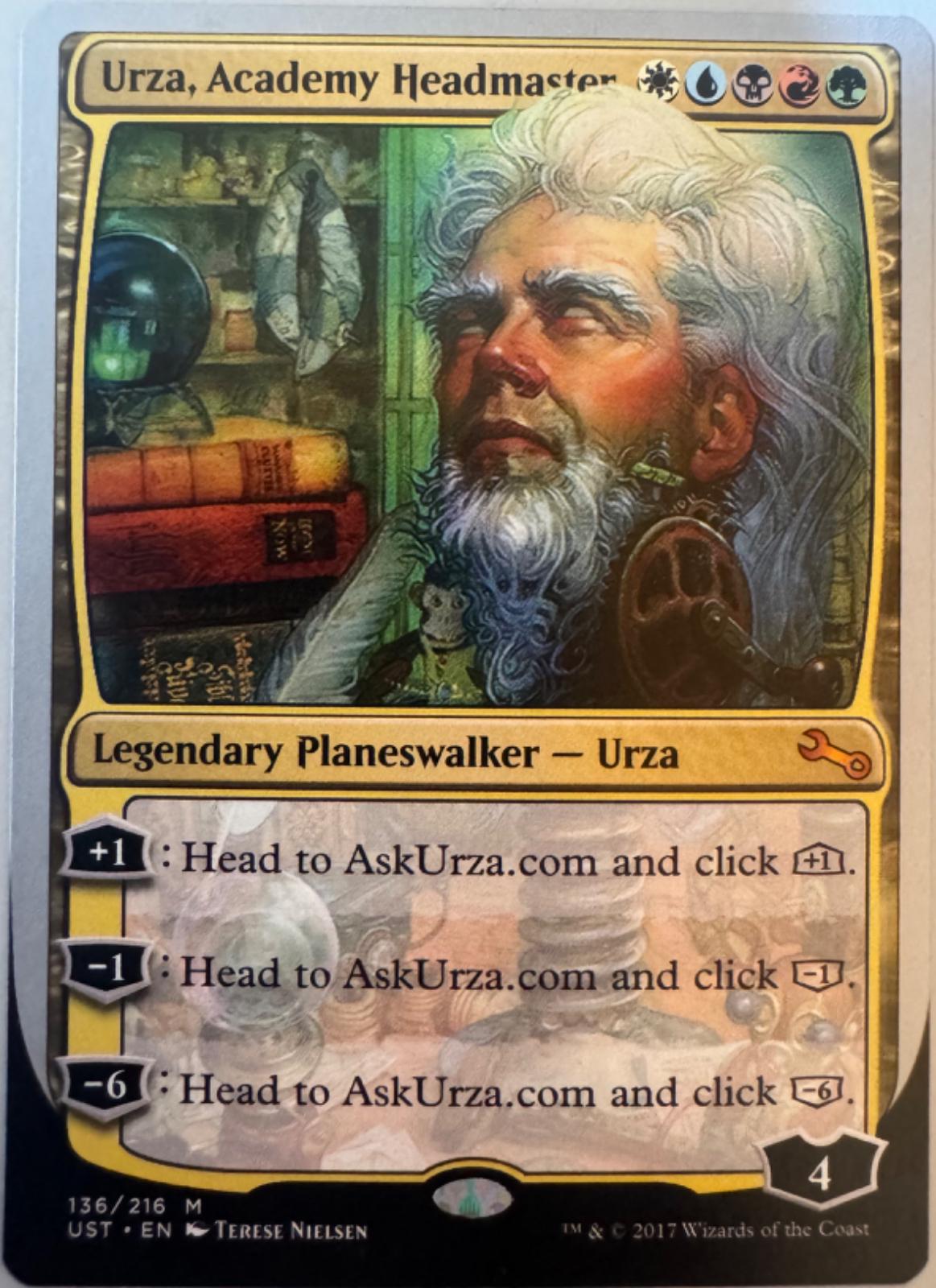 Urza, Academy Headmaster #136