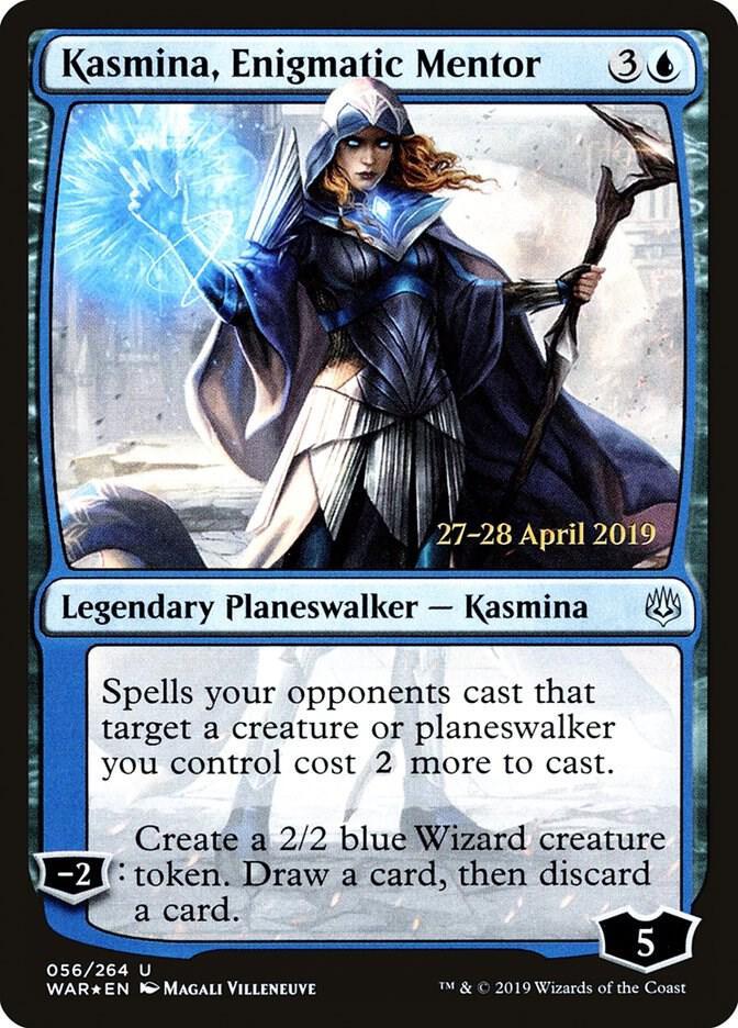 Kasmina Enigmatic Mentor [Foil Prerelease] #56