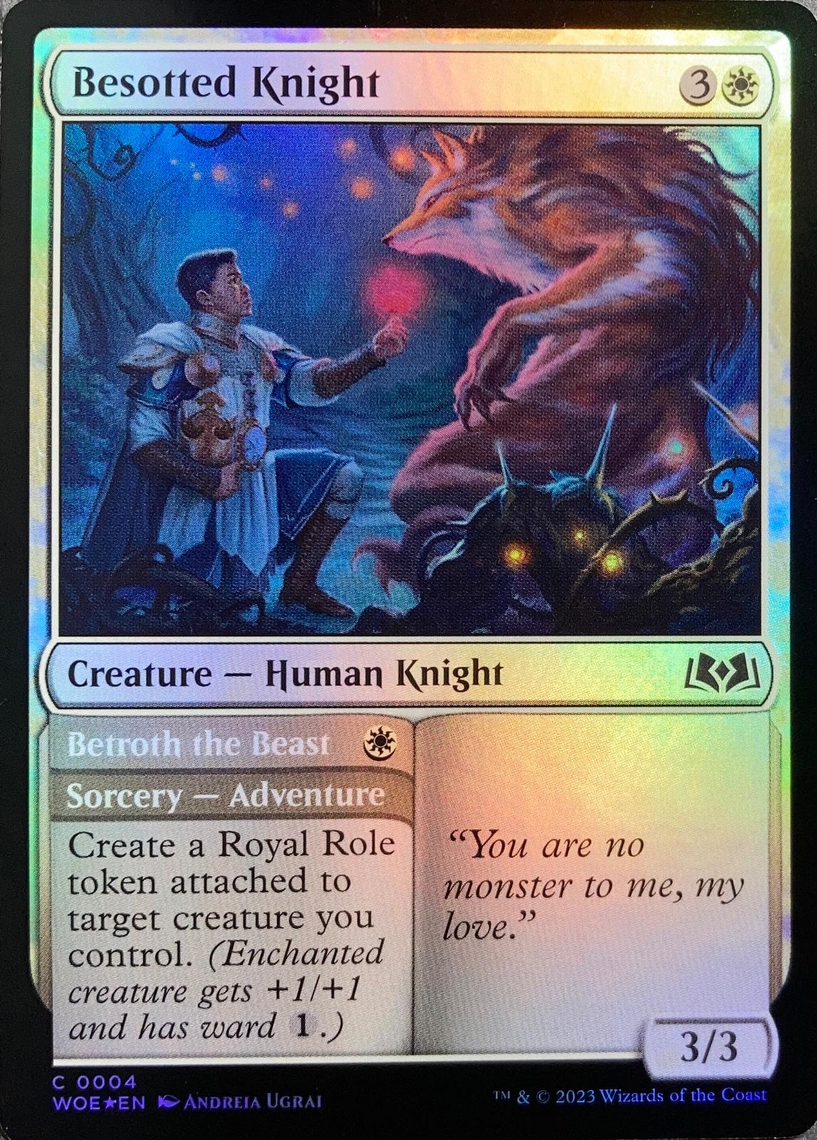 Besotted Knight // Betroth The Beast [Foil] #4