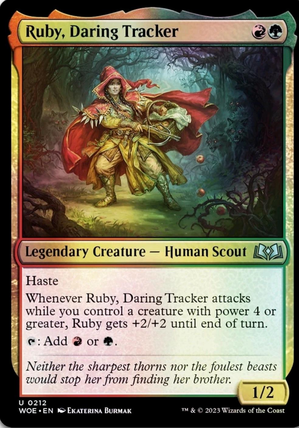 Ruby Daring Tracker [Foil] #212